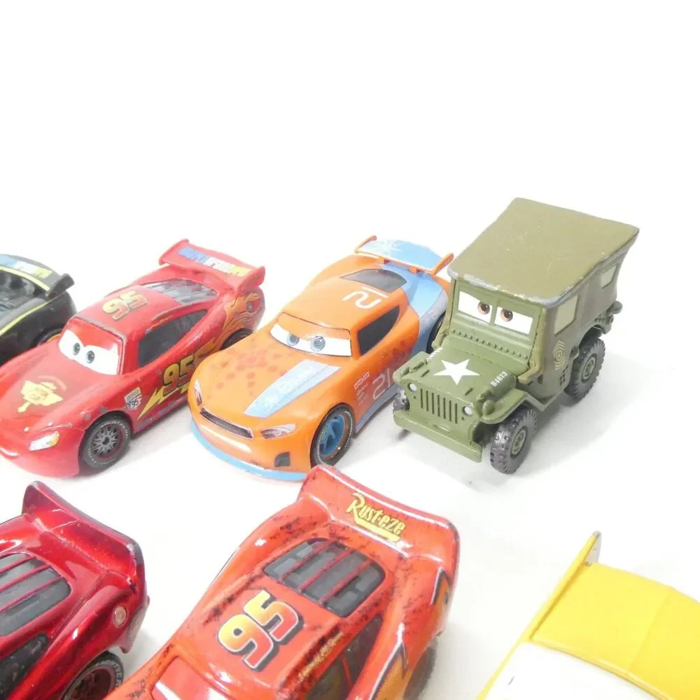 Disney Pixar Cars - Lot of 16 Character Toy Cars Diecast